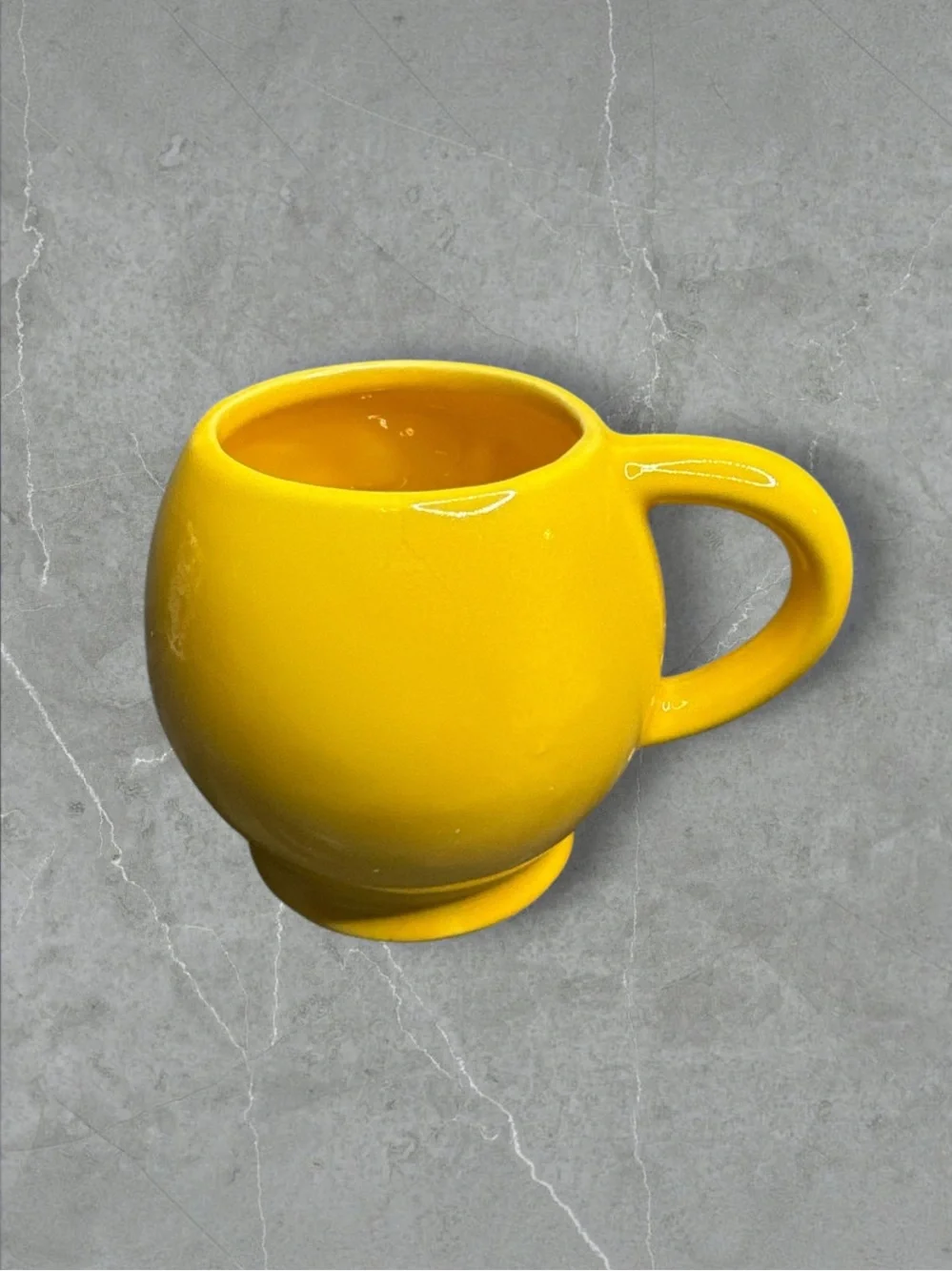 Vintage McCoy pottery smiley face mug USA